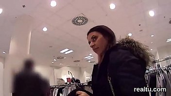 Attractive czech teen gets seduced in the supermarket and penetrated in pov