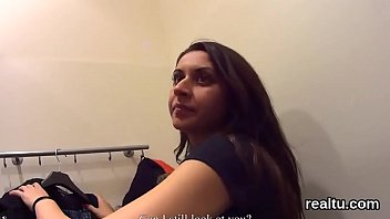Attractive czech teen gets seduced in the supermarket and penetrated in pov