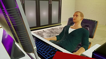 Aburrida en casa llama a gamerboy para que le folle