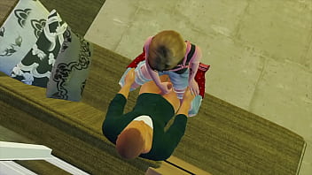 Aburrida en casa llama a gamerboy para que le folle