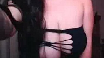 Stunning brunette with real curves teasing