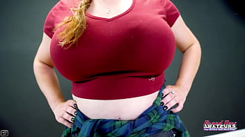 Blue eyed blonde gwen gets her pink pussy deeply pounded and swallows cum