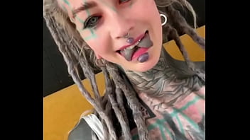 Me looking at you—how do you like split tongues would you ever try a body mod like this #splittongue #bodymod