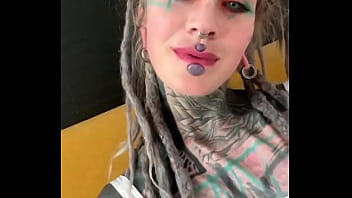 Me looking at you—how do you like split tongues would you ever try a body mod like this #splittongue #bodymod