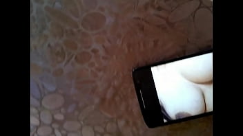 Jerk off at open balcony