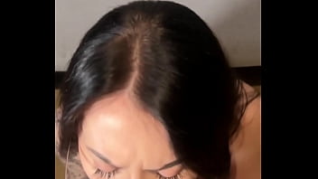 Showed her the trick and she showed her throat skills