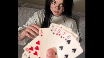 Showed her the trick and she showed her throat skills