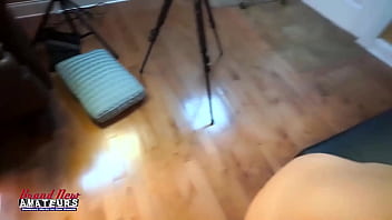 Tattooed coed bailey deep fingers herself and deepthorats a big cock