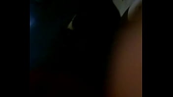 Cute white girl sucking my dick on the couch