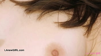 Brunette bombshell in the making naked close up