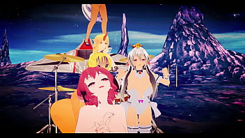 Girls and dance to rock