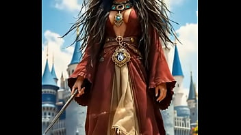 La linda nena de harry potter le gusta la leche en su culito