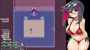 Gata gigante junto a gatas acuaticas se follan a chica