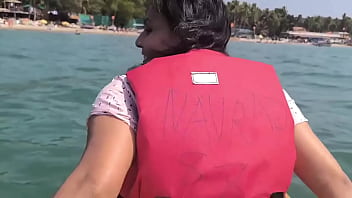 Boating in goa at agonda beach