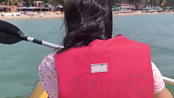 Boating in goa at agonda beach