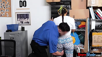 Big booty teen shoplifter fucked from behind by cop Big booty teen shoplifter fucked from behind by cop