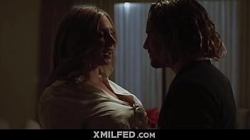 Sneaky boy hunting his step mom at night