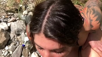 Fucking and sucking my ex boyfriend outside