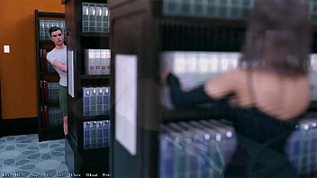 Being a dik #35 hot married busty long haired brunette teacher puts her tongue full of saliva down my throat inside the library