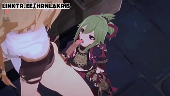 Itter fucks with kuki shinobu in the bathhouse horny