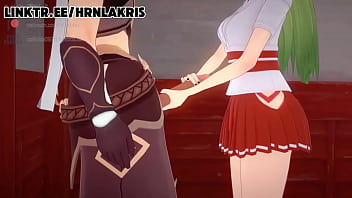 Itter fucks with kuki shinobu in the bathhouse horny