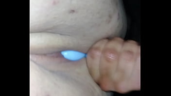Toying while fingering my girl ass