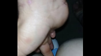 Toying while fingering my girl ass