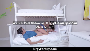 She spits on it and goes down for a sloppy slobbery blowjob orgyfamily