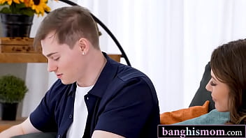 Dinner table turns into foursome with horny milfs and stepsons