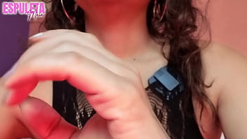 Punheta guiada corno manso ajudando o amigo do meu marido a gozar