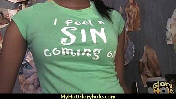 Gloryhole ebony girl booty shake and suck 24
