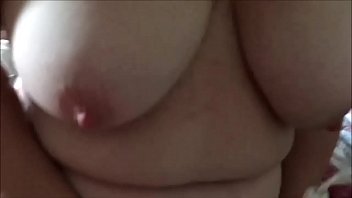 Titty play with a chubby milf
