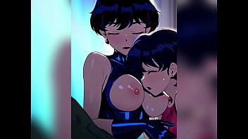 Mi hermosa prometida de grandes tetas me coge antes de irme anime ia generated