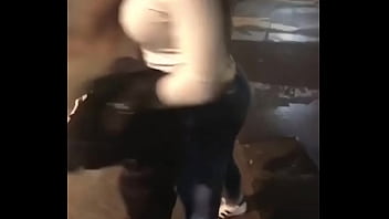 Azn girl tight jeans thong slip