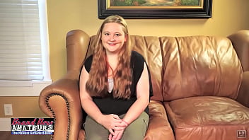 Smiling chubby nympho rose eats ass & dick before doggy style