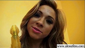 Katarina horny girl fill her holes with sex things clip 03