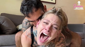 Trick or treat scream teen made his hard dick disappear