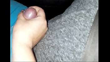 Pretty nanami jerks off to a stranger for a car train