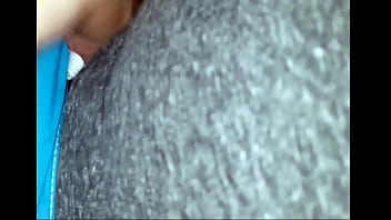 Pretty nanami jerks off to a stranger for a car train