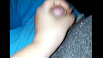 Pretty nanami jerks off to a stranger for a car train