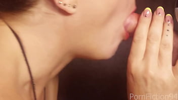 Mina gives wincel a blowjob he ends up cumming in her mouth