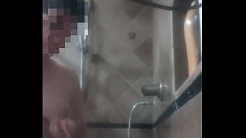 Night time shower and putting on pajamas and socks