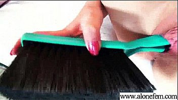 Crazy hot girl show body and masturbate with things clip 22