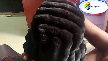 My delivery girl sucked my cock dry and i fucked her hell video on red sheer