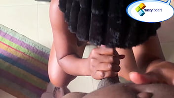 My delivery girl sucked my cock dry and i fucked her hell video on red sheer