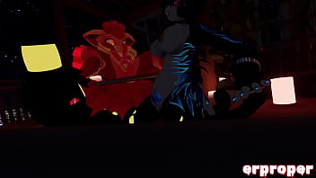 Vrchat vulpix cuckhold with an umbreon and a furry
