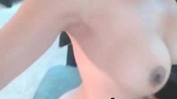 Sexy asian milf massage big tits on webcam