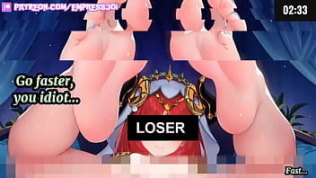 4 minute femdom joi worship feet & censored porn