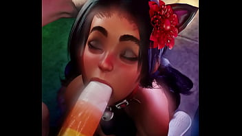 Lily hawk candy corn cock