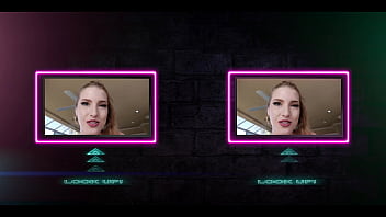 Cute blonde stepbae showers with you